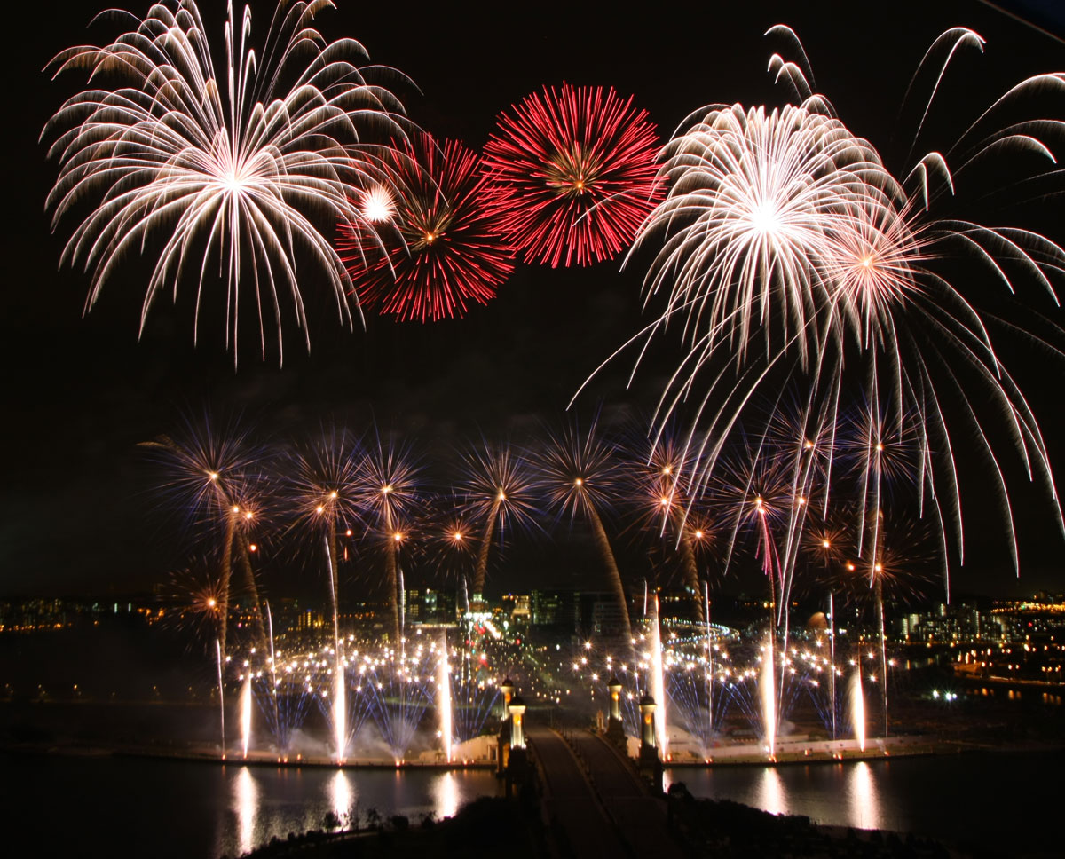 fireworks at Putrajaya