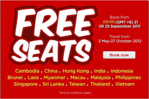 Air Asia Free Seats