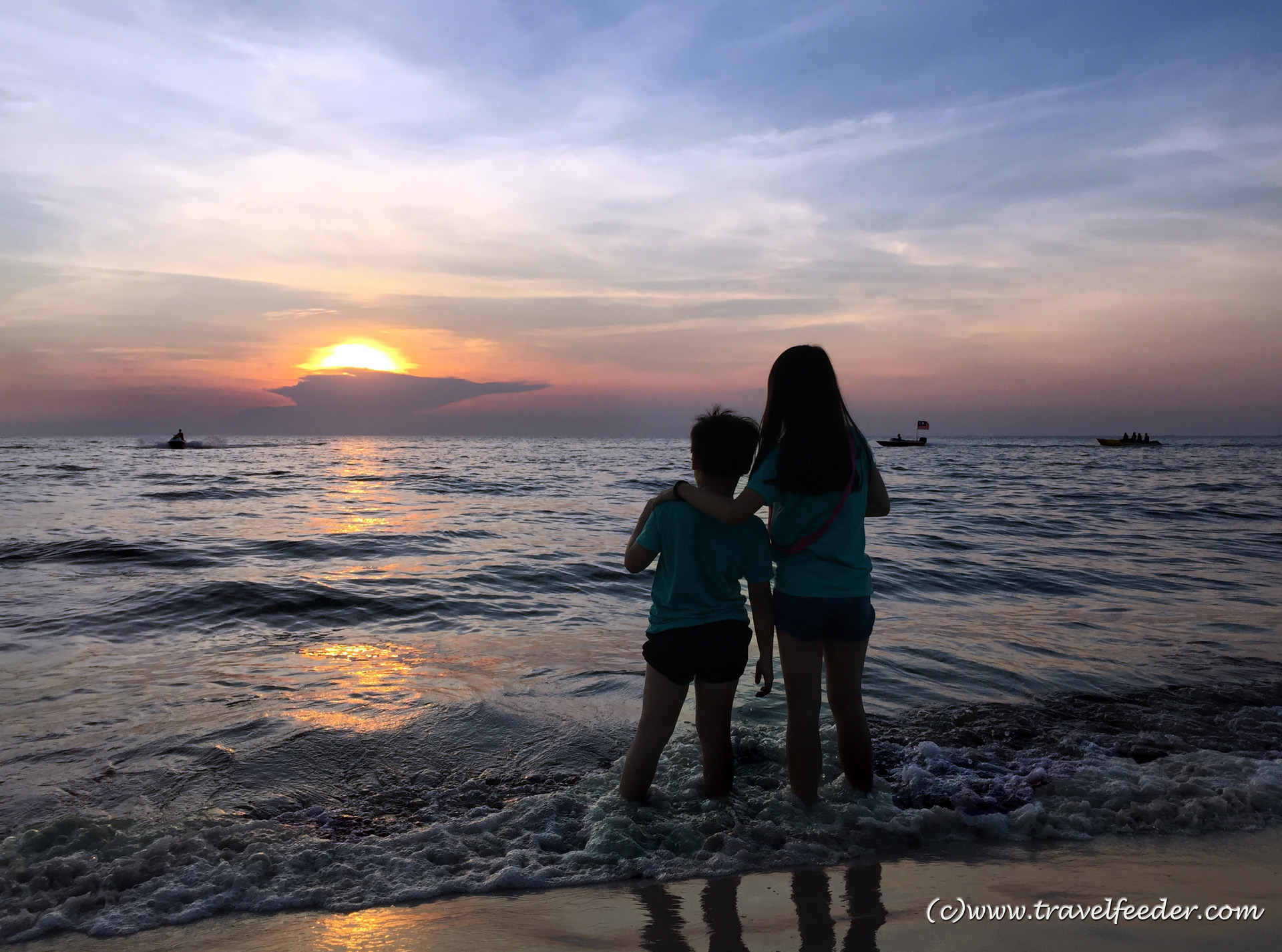 Sunset Scene in Port Dickson