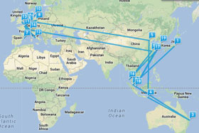 My Travel Map
